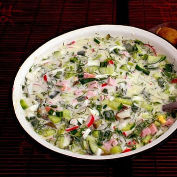 Окрошка — домашняя еда